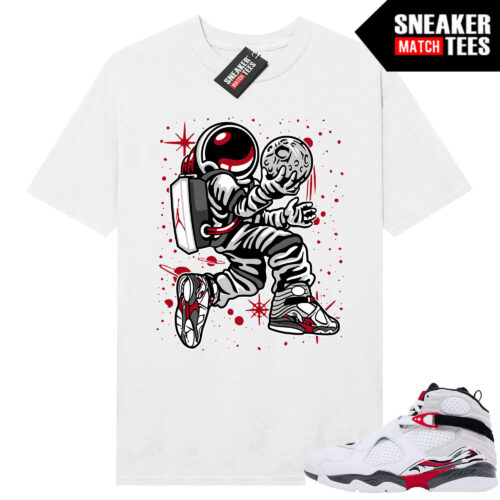 Jordan 8 Bugs Bunny Sneaker Match Tees White Moonman Antigravity