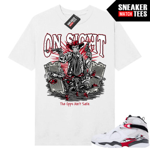Jordan 8 Bugs Bunny Sneaker Match Tees White On Sight