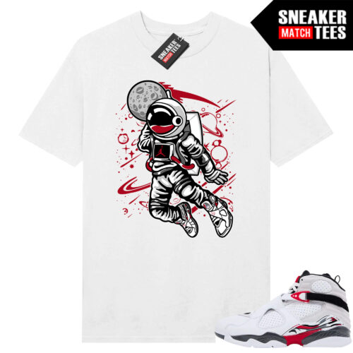 Jordan 8 Bugs Bunny Sneaker Match Tees White Space Jam
