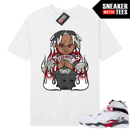 Jordan 8 Bugs Bunny Sneaker Match Tees White Trap Chucky