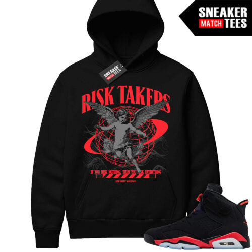 Infrared 6s Reverse Sneaker Match Hoodies Black Risktakers Worldwide