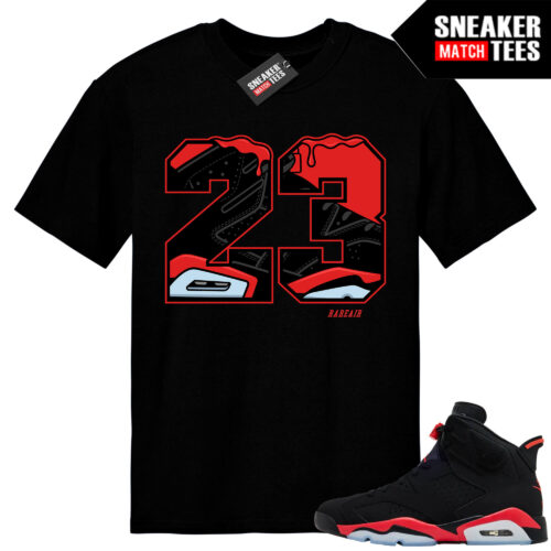 Infrared 6s Reverse Sneaker Match Tees Black 23 Drip Rareair