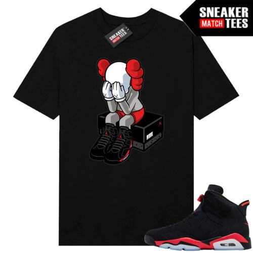 Infrared 6s Reverse Sneaker Match Tees Black AJ6 Toy