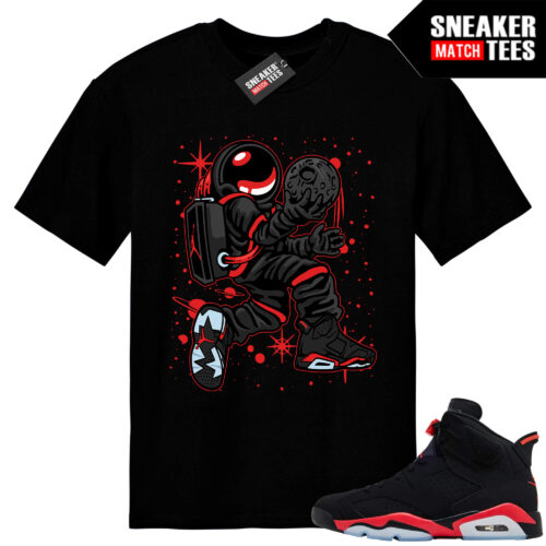 Infrared 6s Reverse Sneaker Match Tees Black Moonman