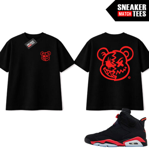 Infrared 6s Reverse Sneaker Match Tees Black Psycho Teddy v2