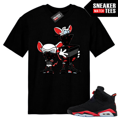 Infrared 6s Reverse Sneaker Match Tees Black Sneaker Heist