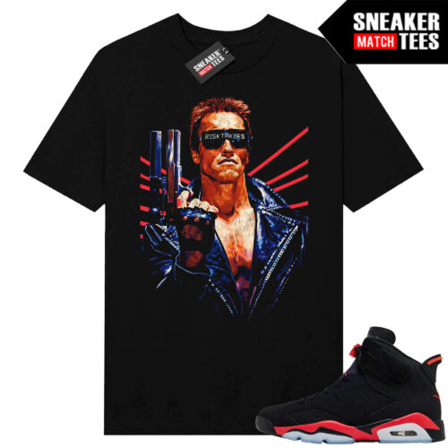 Infrared 6s Reverse Sneaker Match Tees Black Terminator Infared