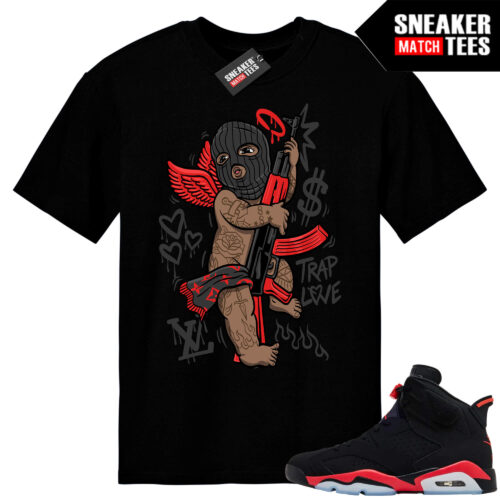 Infrared 6s Reverse Sneaker Match Tees Black Trap Angel