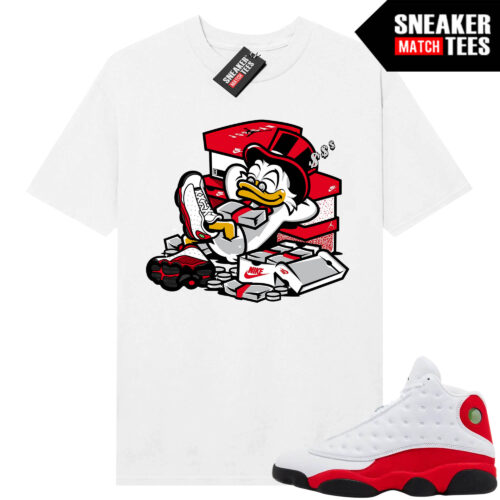 Jordan 13 Chicago Sneaker Match Tees White Got My Bred Up