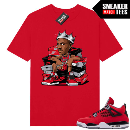 Toro Bravo 4s AJ4 Sneaker Match Tees Red Sneaker King