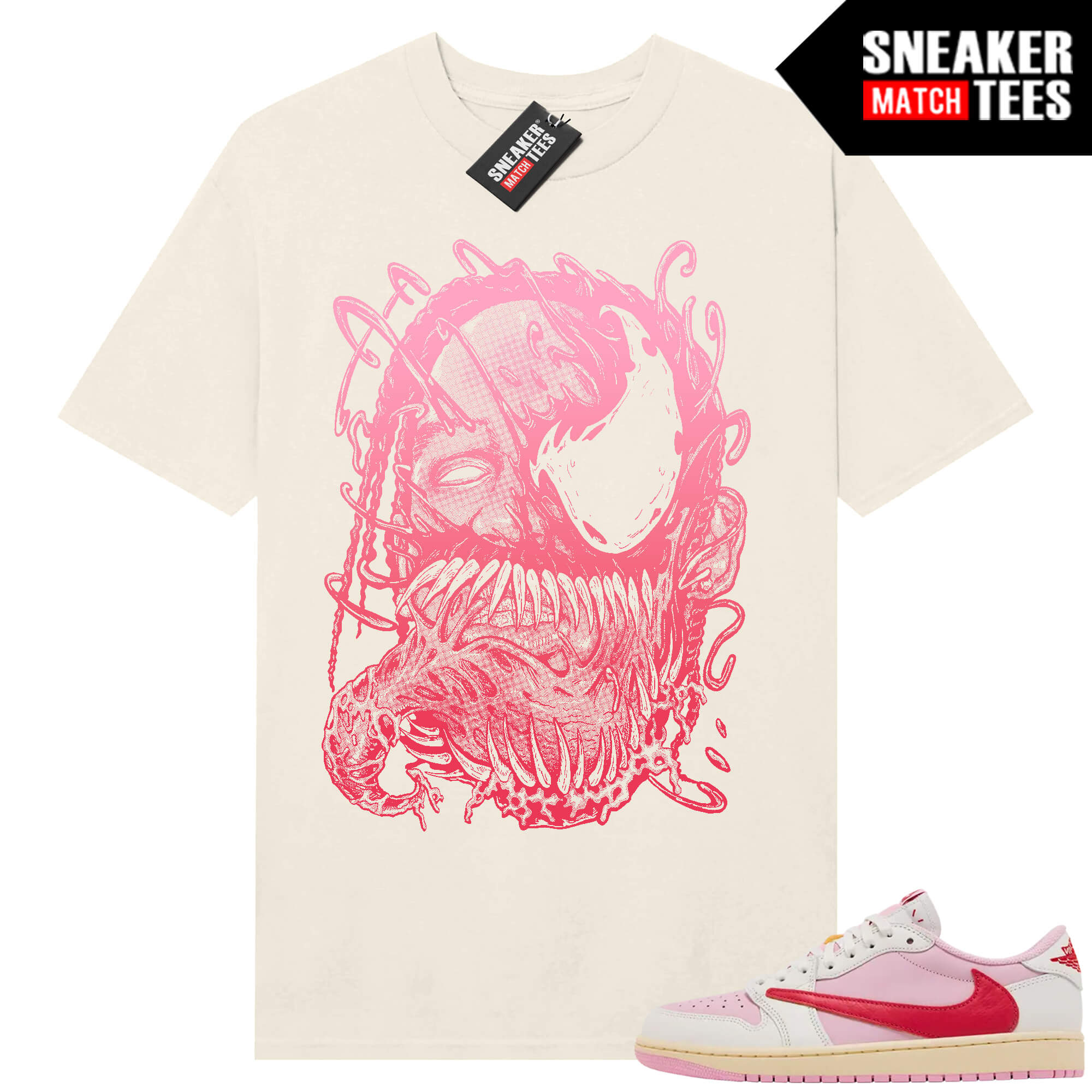 Travis 1 Low Sail Tropical Pink Sneaker Match Tees Sail JACK Venom
