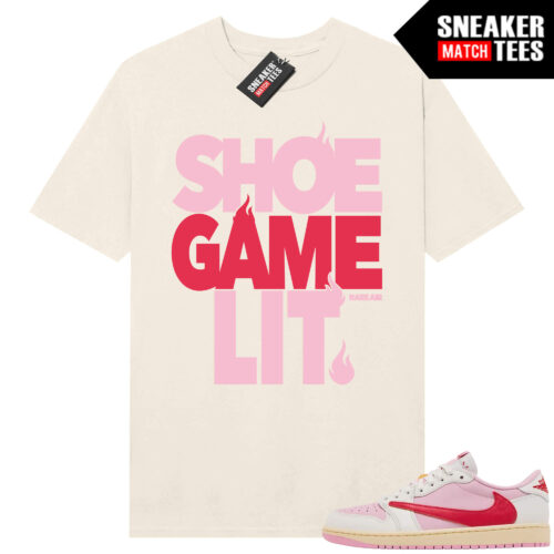 Travis 1 Low Sail Tropical Pink Sneaker Match Tees Sail Shoe Game Lit