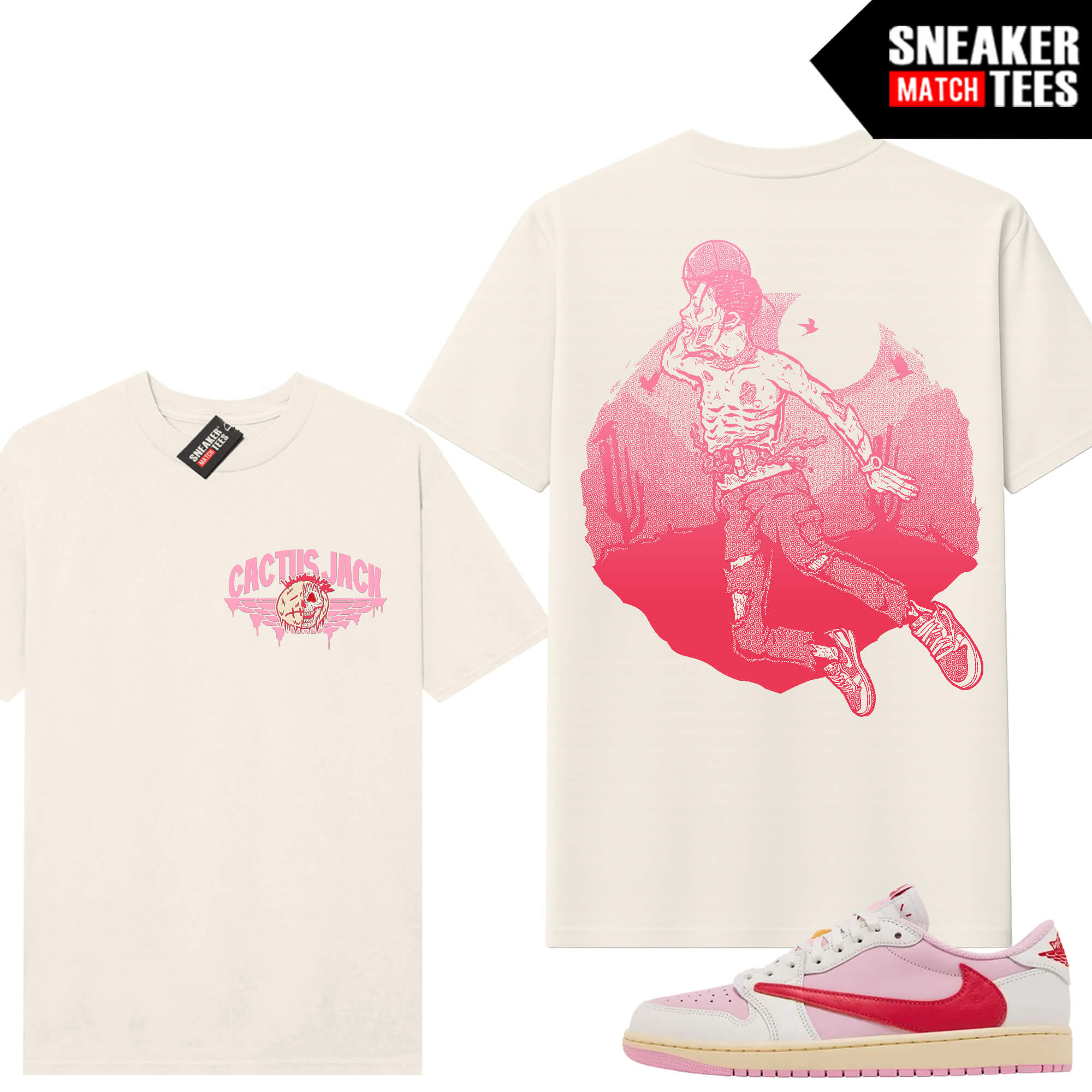Travis 1 Low Sail Tropical Pink Sneaker Match Tees Sail WINGS