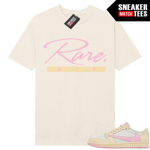 Travis 1 Low Shy Pink Sneaker Match Tees Sail Rare Script