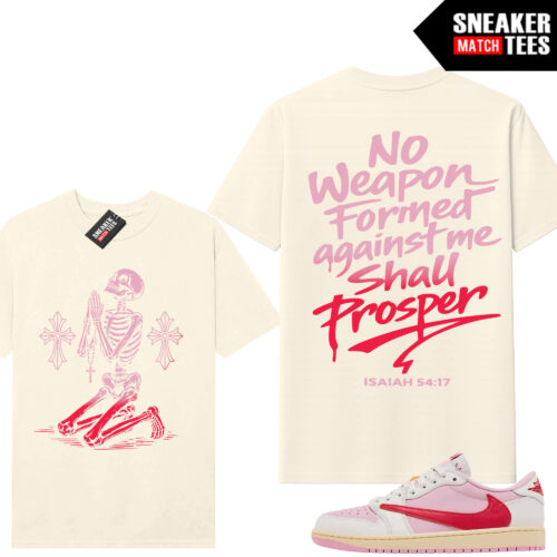 Travis 1 low Sail Tropical Pink Sneaker Match Tees Sail No Weapon