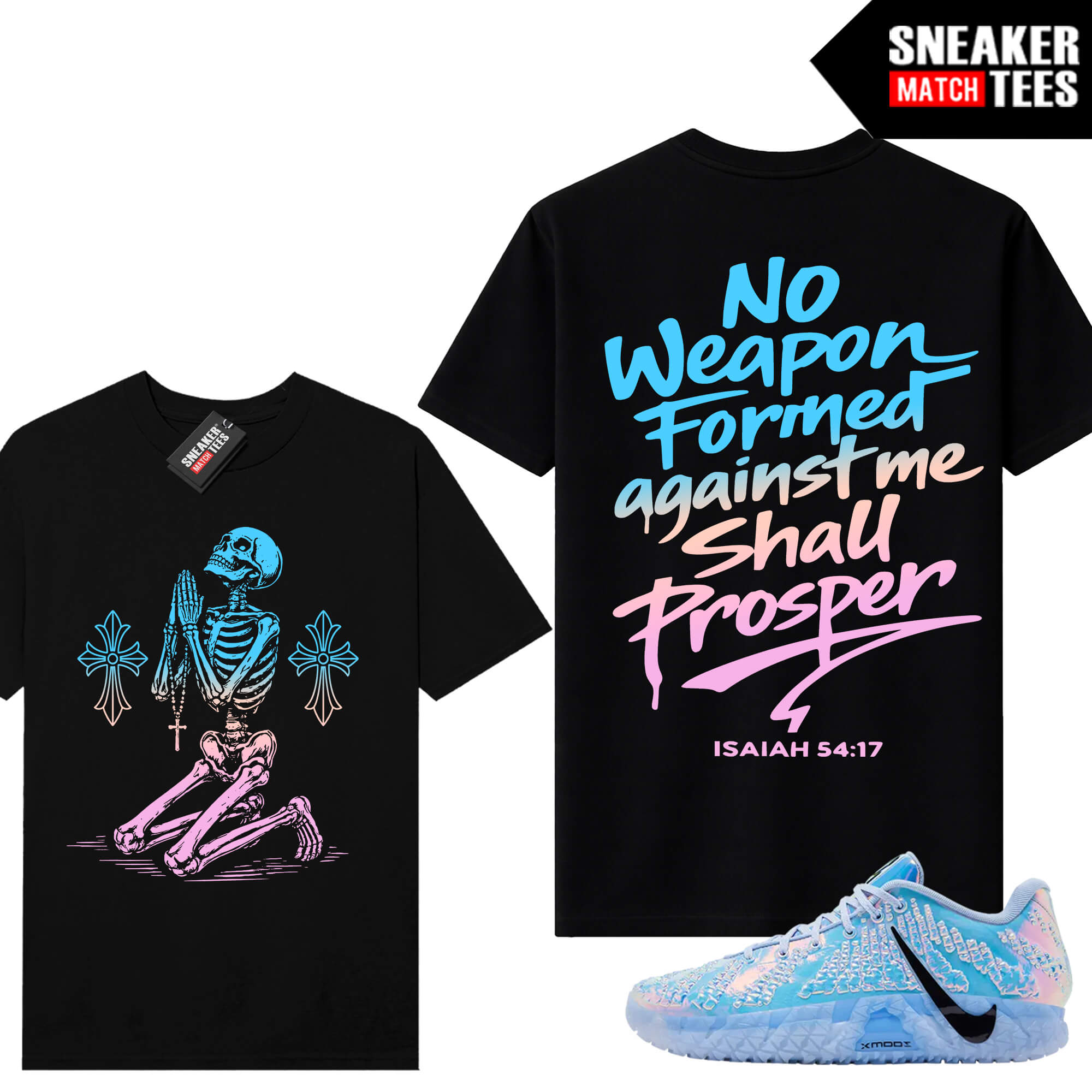 JA 3 All Star Warning Label Sneaker Match Tees Black No Weapon