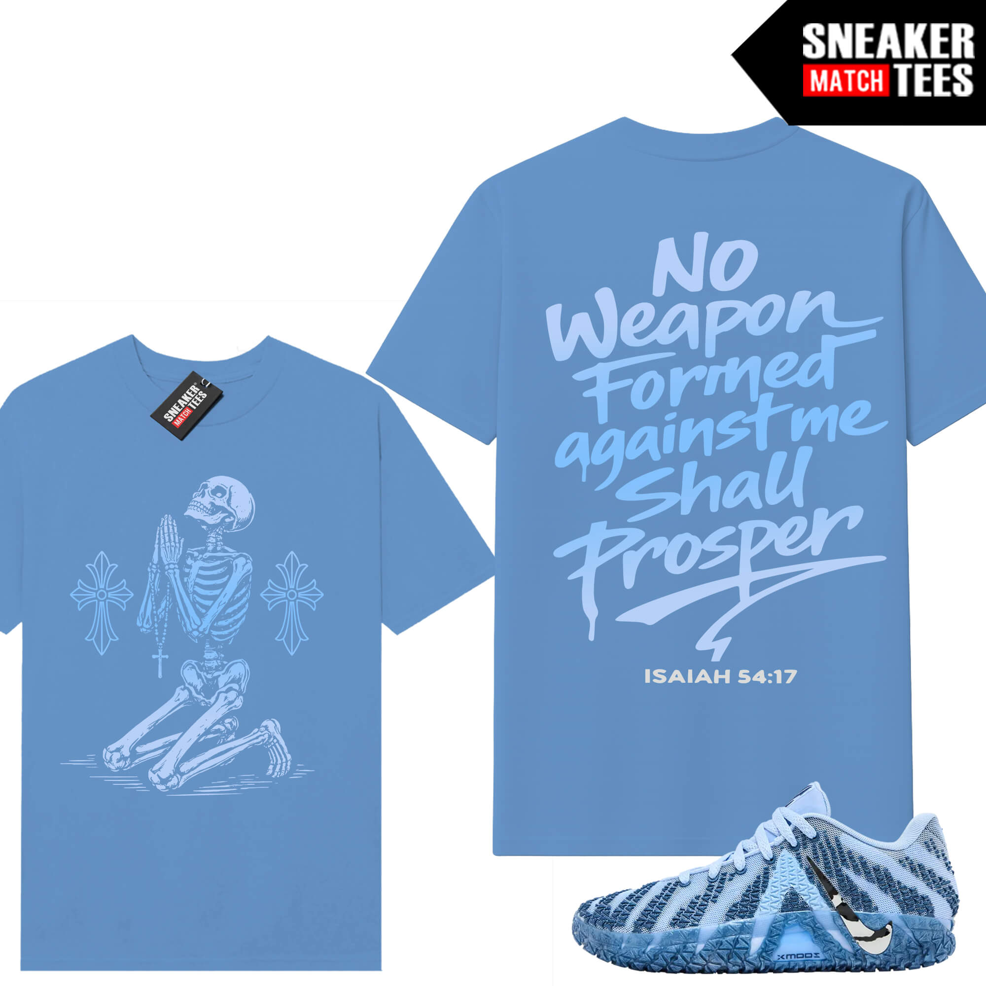 JA 3 Cobalt Bliss Sneaker Match Tees Denim Blue No Weapon