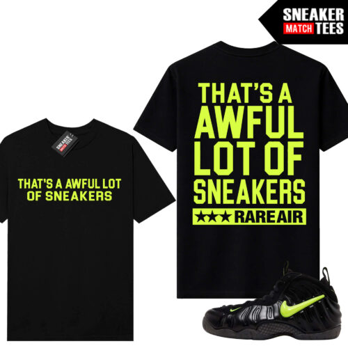 Voltage Foams Sneaker Match Tees Black AWFUL LOT OF SNEAKERS