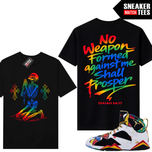 Miro 7 AJ7 Sneaker Match Tees Black No Weapon