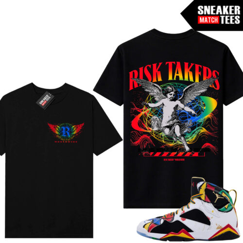 Miro 7 AJ7 Sneaker Match Tees Black Risktakers Worldwide