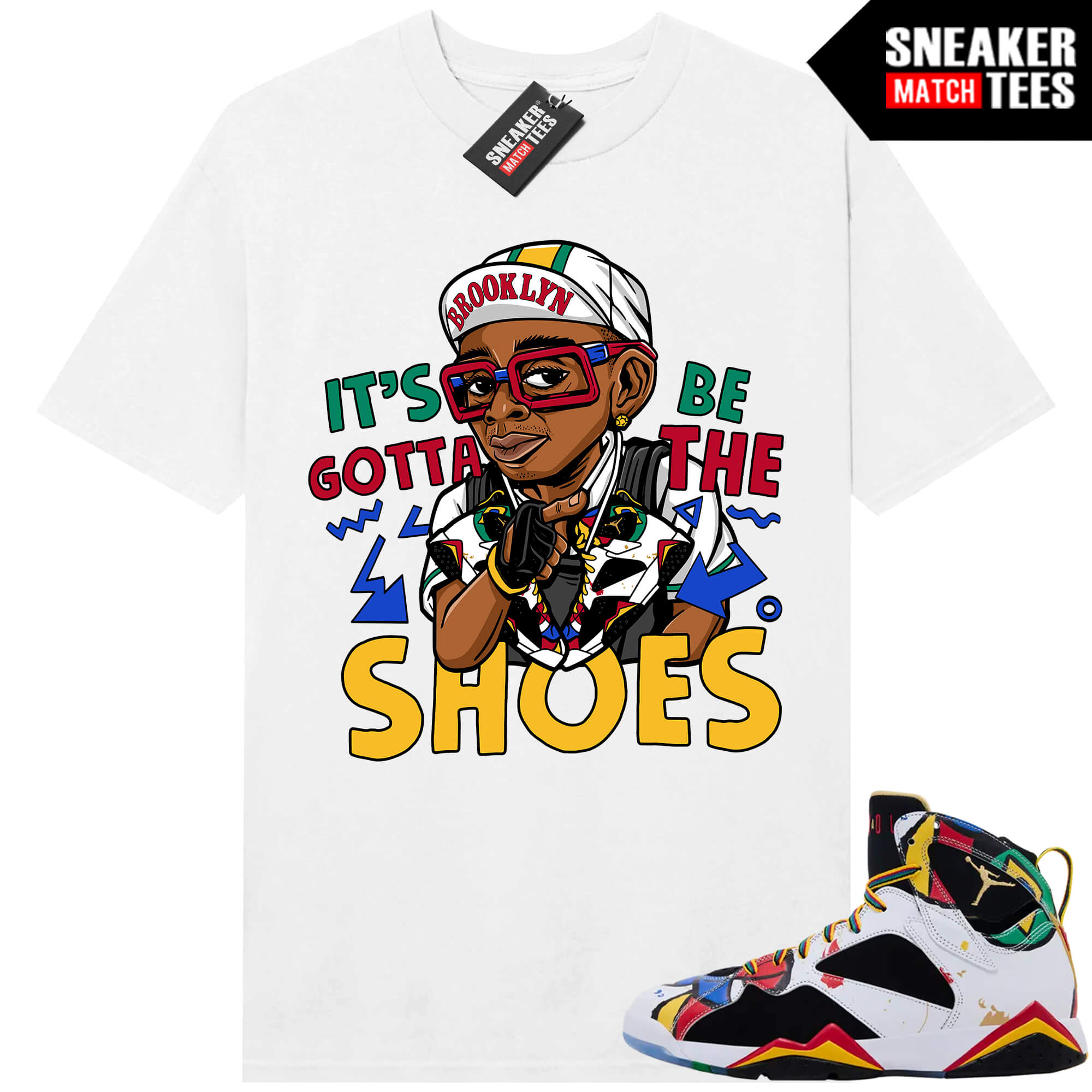 Miro 7 AJ7 Sneaker Match Tees White Gotta Be the Shoes