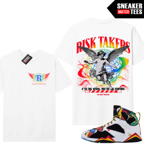 Miro 7 AJ7 Sneaker Match Tees White Risktakers Worldwide