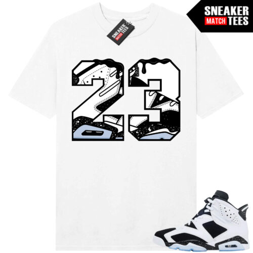 Jordan 6 Oreo Sneaker Match Graphic tees White 23 Drip