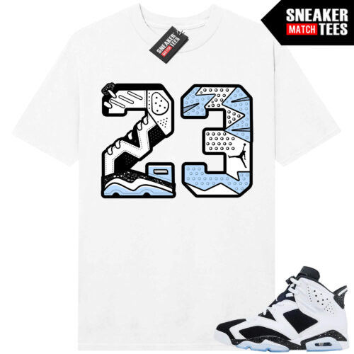 Jordan 6 Oreo Sneaker Match Graphic tees White 23 Sole