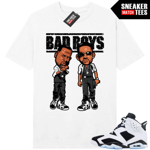 Jordan 6 Oreo Sneaker Match Graphic tees White Bad Boys