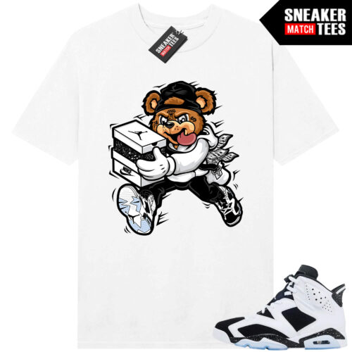 Jordan 6 Oreo Sneaker Match Graphic tees White Bear Sneaker Heist