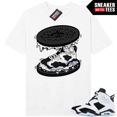 Jordan 6 Oreo Sneaker Match Graphic tees White Cookies N Cream