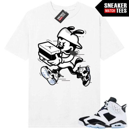 Jordan 6 Oreo Sneaker Match Graphic tees White Double Up