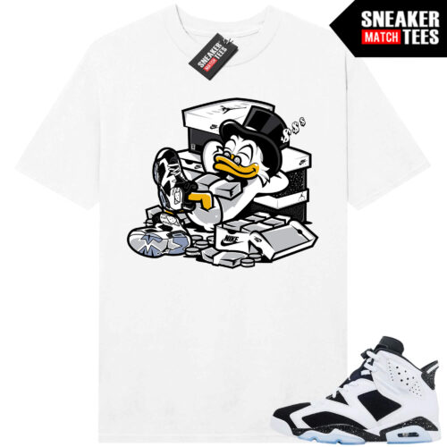 Jordan 6 Oreo Sneaker Match Graphic tees White Got My Bread Up