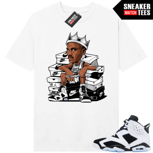 Jordan 6 Oreo Sneaker Match Graphic tees White MJ Sneaker King