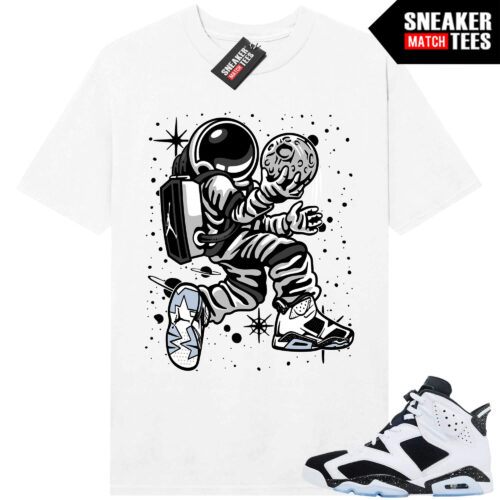 Jordan 6 Oreo Sneaker Match Graphic tees White Moonman Dunk