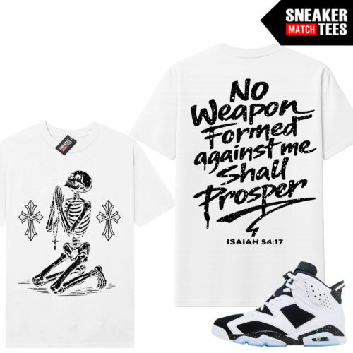 Jordan 6 Oreo Sneaker Match Graphic tees White No Weapon