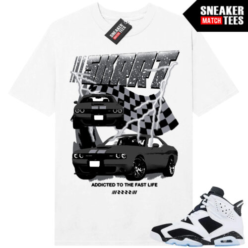 Jordan 6 Oreo Sneaker Match Graphic tees White SKRRRT