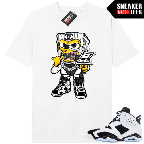 Jordan 6 Oreo Sneaker Match Graphic tees White Savage Bob
