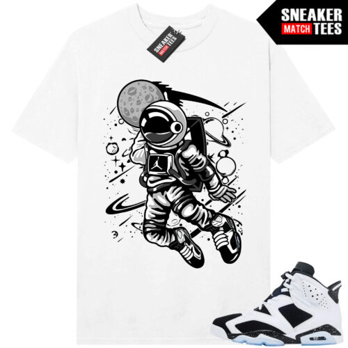 Jordan 6 Oreo Sneaker Match Graphic tees White Space Jam