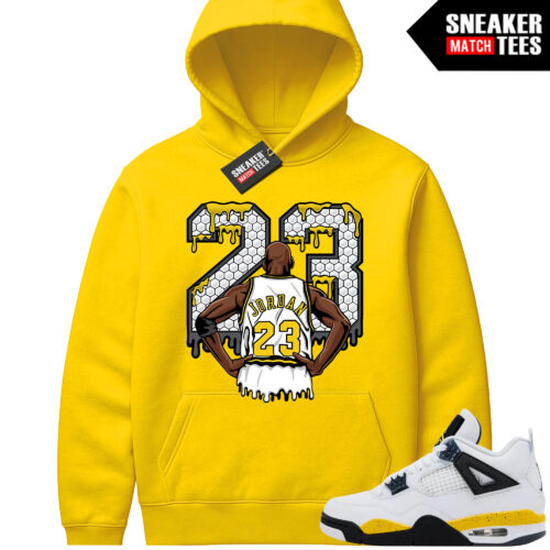 Tour Yellow 4 AJ4 Sneaker Match Hoodies 23 is Back