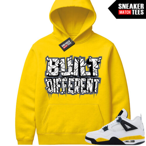 Tour Yellow 4 AJ4 Sneaker Match Hoodies Built Different