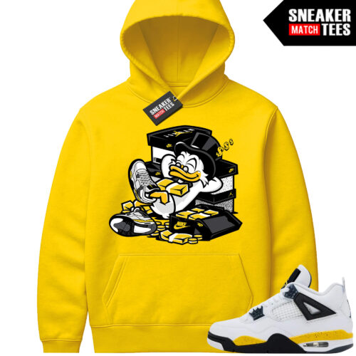 Tour Yellow 4 AJ4 Sneaker Match Hoodies Got My Bread UP