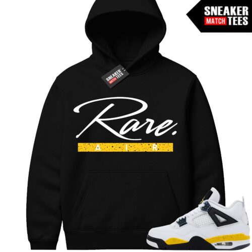 Tour Yellow 4 AJ4 Sneaker Match Hoodies Rare Air Script - Image 3