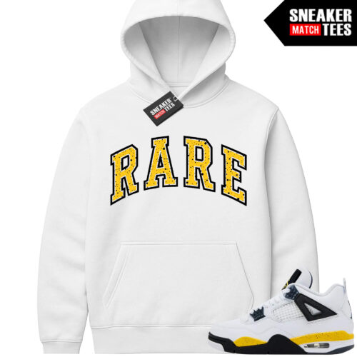 Tour Yellow 4 AJ4 Sneaker Match Hoodies Rare Arch Logo - Image 4
