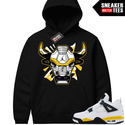 Tour Yellow 4 AJ4 Sneaker Match Hoodies Retro Bull - Image 4