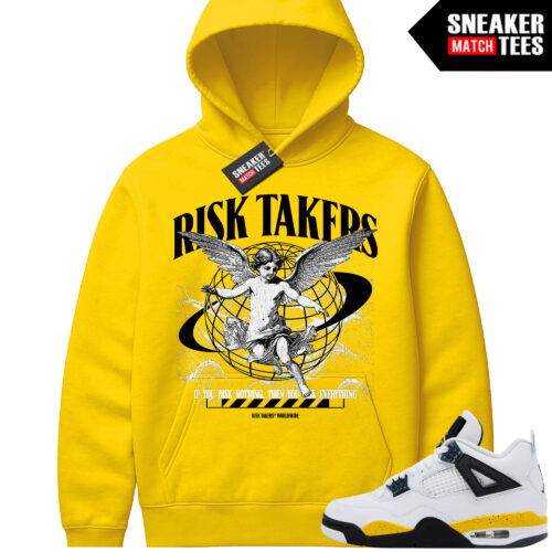 Tour Yellow 4 AJ4 Sneaker Match Hoodies Risktakers Worldwide