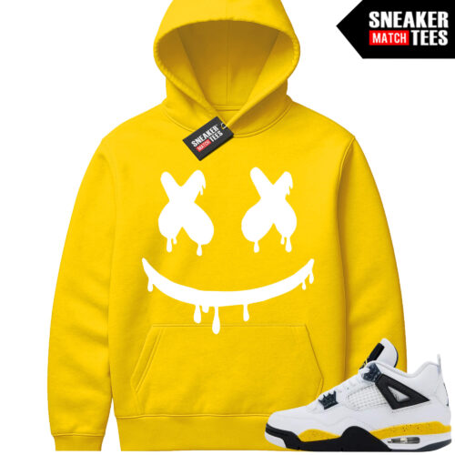 Tour Yellow 4 AJ4 Sneaker Match Hoodies Smiley Drip