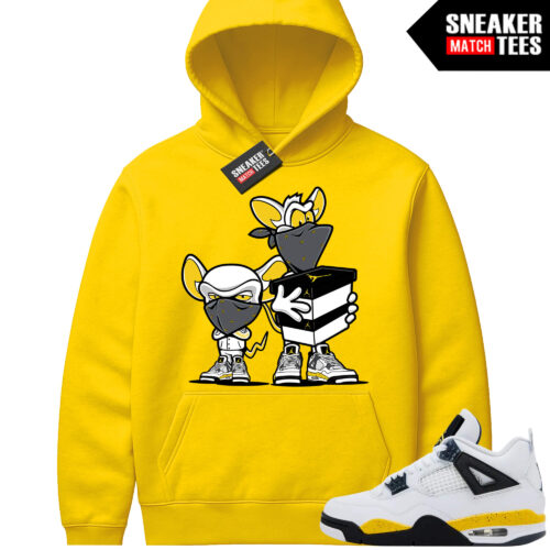 Tour Yellow 4 AJ4 Sneaker Match Hoodies Sneaker Heist