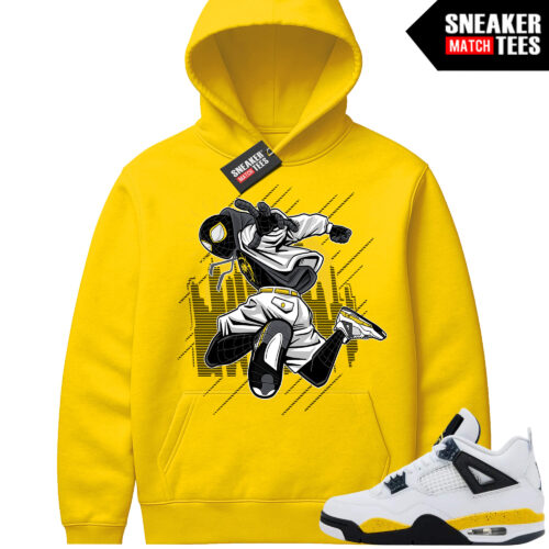 Tour Yellow 4 AJ4 Sneaker Match Hoodies Spidey Kicks