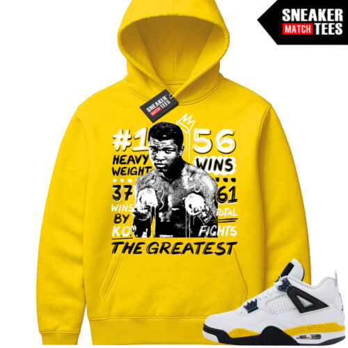Tour Yellow 4 AJ4 Sneaker Match Hoodies The Greatest